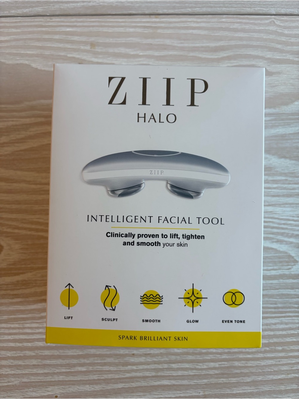 ZIIP Halo Intelligent Facial Tool - White